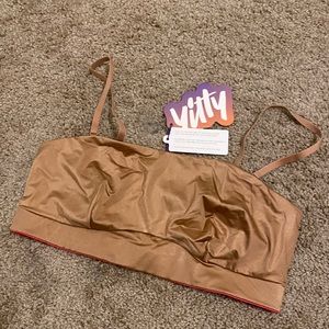 🫀 2/$20 NWT Yitty Headline Shaping Bandeau in brown sugar